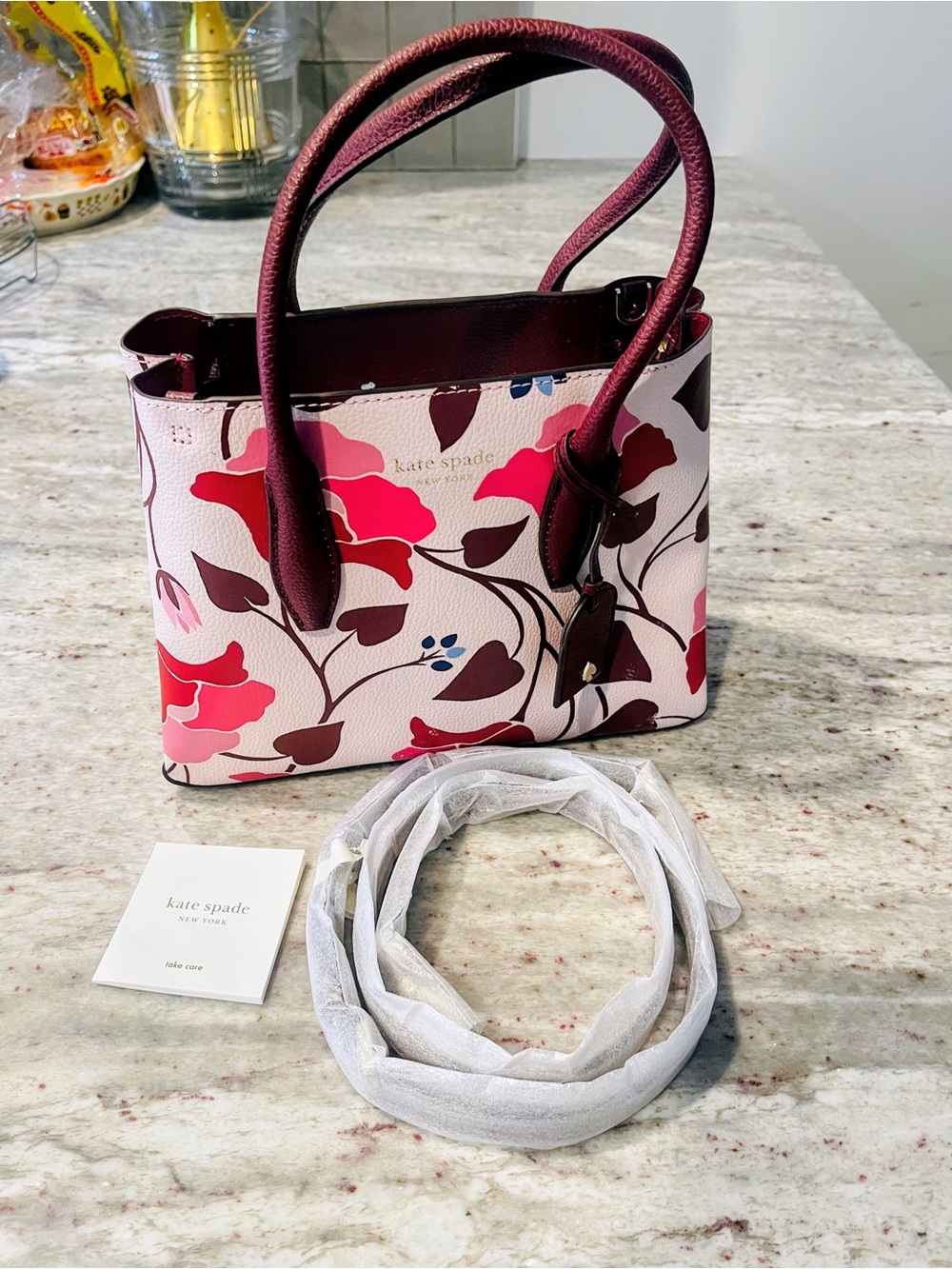 This is the Kate Spade New York Eva Nouveau Bloom Small Top Zip Satchel